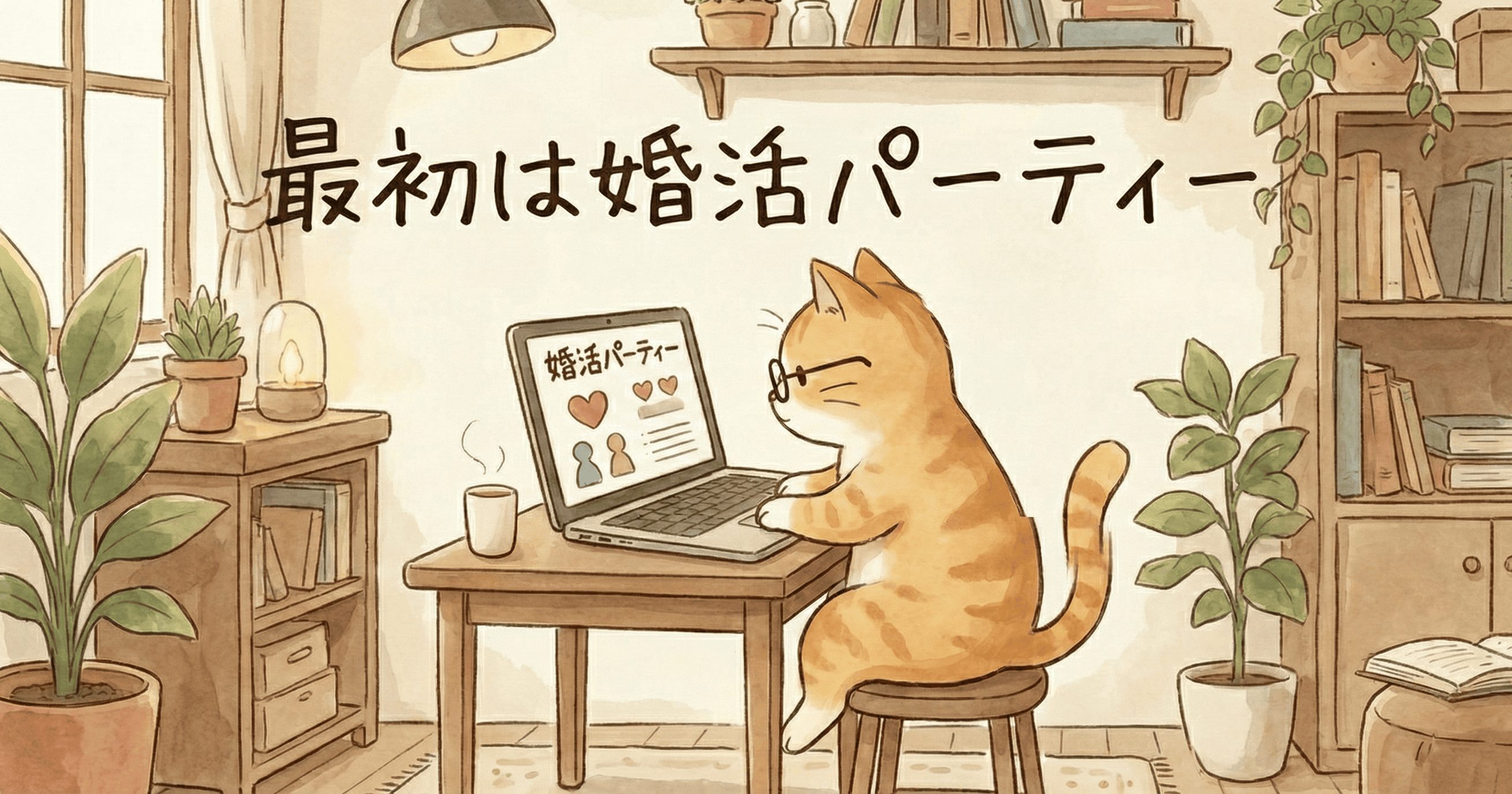 最初は婚活パーティー