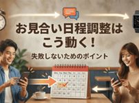 【成婚者の共通点】お見合い日程調整はこう動く！失敗しないためのポイント
